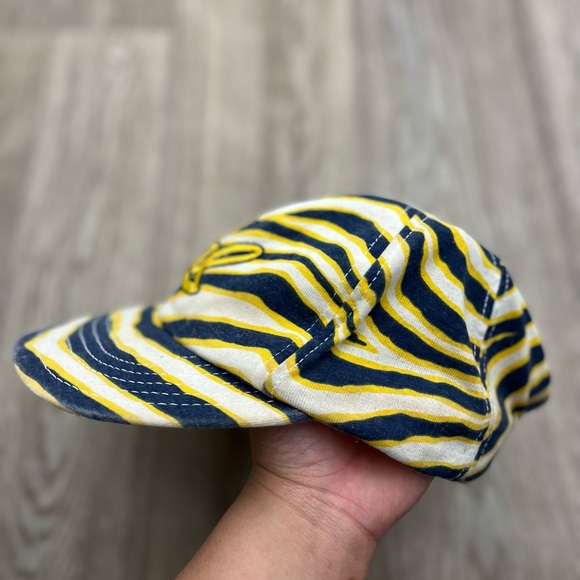 Cal State Unique wavy hat blue yellow SnapBack - Picture 7 of 8